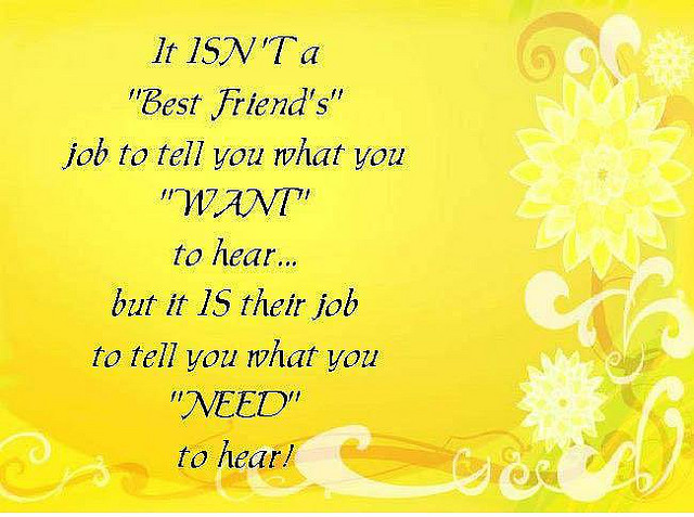 Best friend job - Friendship quotes