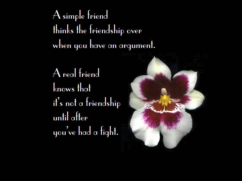 Simple friend vs Real friend - Friendship quotes