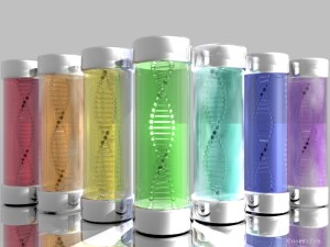 Beautiful Rainbow DNA - 3D Wallpaper