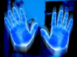Fluorescente Hands - 3D Wallpaper