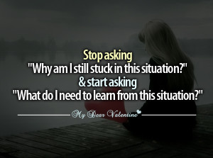 Stop Asking - Motivational Quotes