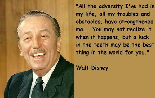 Kick to start, best thing in world - Walt Disney Quotes