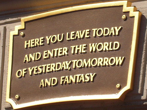Enter the World - Walt Disney Quotes