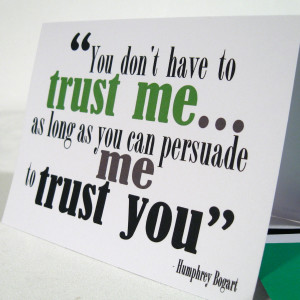 Don't Trust Me - Trust Quote