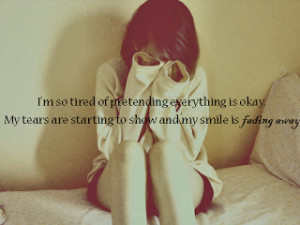 Brave Girl, smile fading away - Girl Quotes