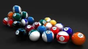 Play Billiards - Backgrounds for Twitter and iPhone