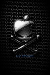 Just difference, Pirate logo - iPhone Wallpaper