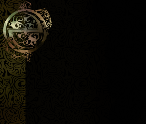 Black with golden - Twitter Backgrounds