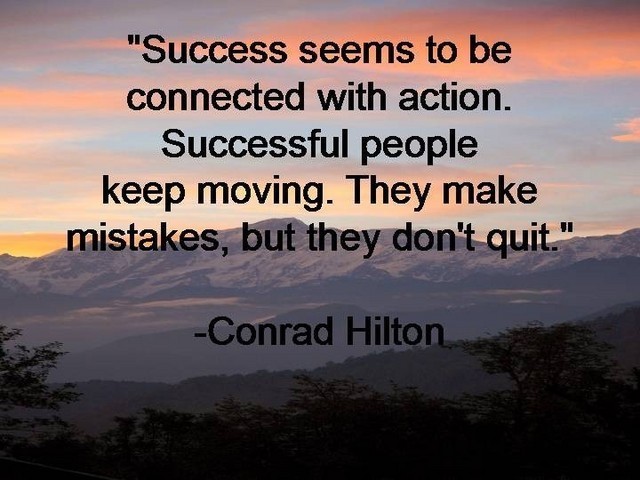 Success Seems To Be Connected - Success Quotes