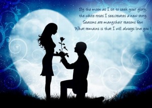 By The Moon - Love Quotes For Her