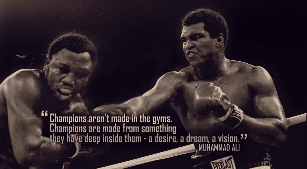 A Desire, A Dream, A Vision - Sports Quotes