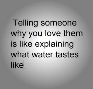 Telling Someone - Cute Love Quotes
