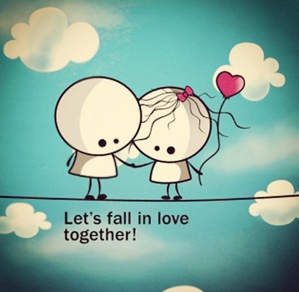 Let's Fall In love - Cute Love Quotes