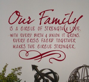 Our Family, Circle of Life - Family Quotes And Saying