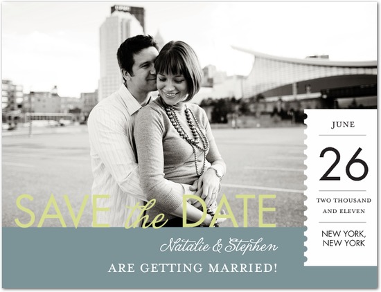 Stephen save the date card