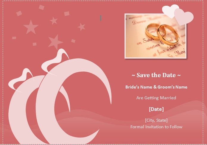 Wedding Card save the date cards