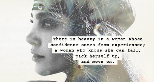 Beauty In A Woman - Quotes About Confidence