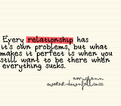 Problems - Quote About Relationship