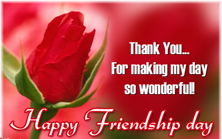 Thank you friendship day 2014