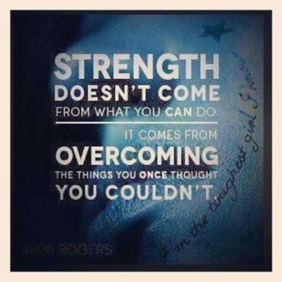 Strength does not come from what you can do inspirational quotes for recovering addits