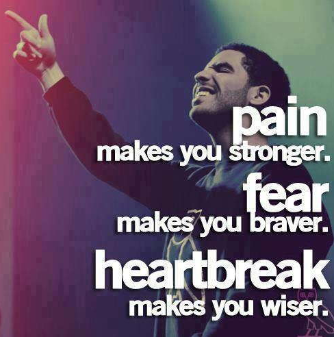 Pain make You Stronger - Inspiration Quotes About Life Lessons