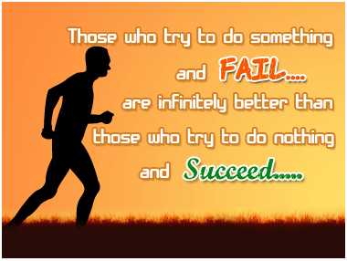 Fail and succeed inspirational education quotes