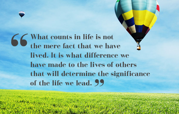 Counts In Life inspirational leaders quotes