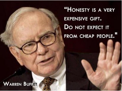 Honesty is a very expensive gift famous people quotes