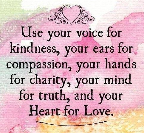 Voice For Kindness positive quotes about love