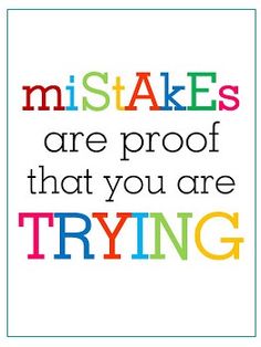 Mistakes positive quote for kid