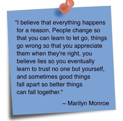 Believe positive change quote