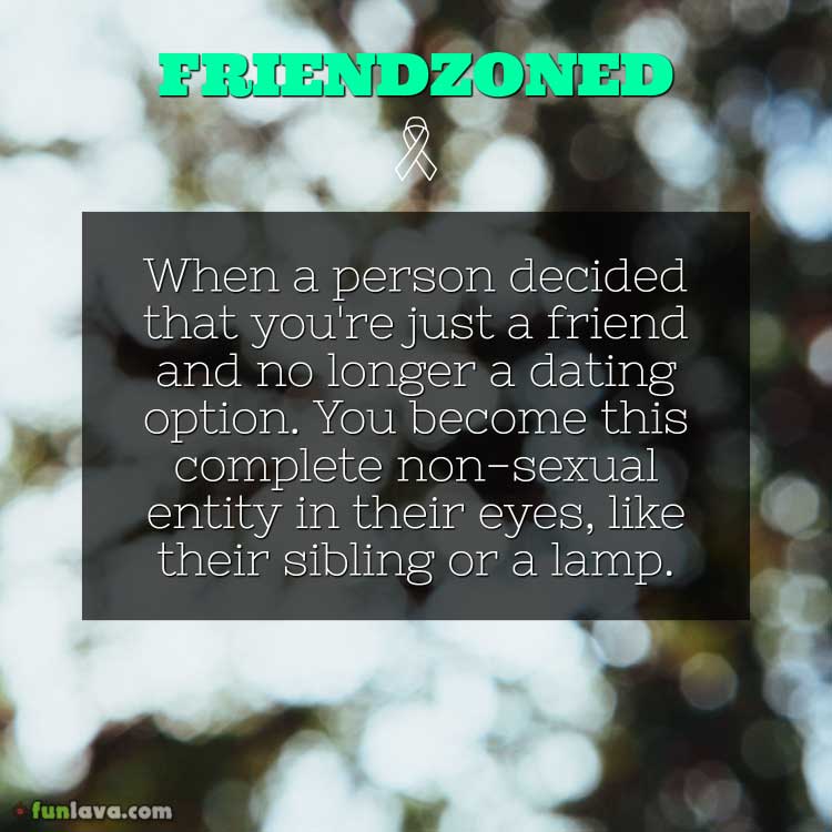 define friendzoned