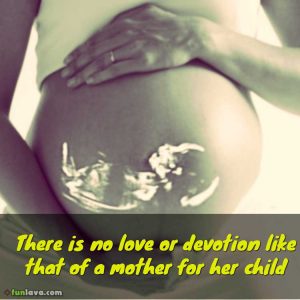 love of mother for her child