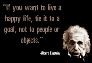 Happy Life - Albert Einstein Quotes