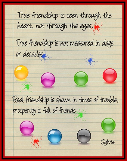 True and real Friendship quotes