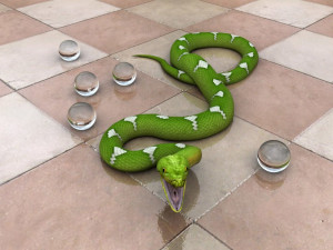 Whispering Snake - 3D Wallpaper