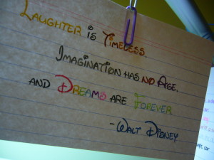 Laughter is timeless - Walt Disney Quotes