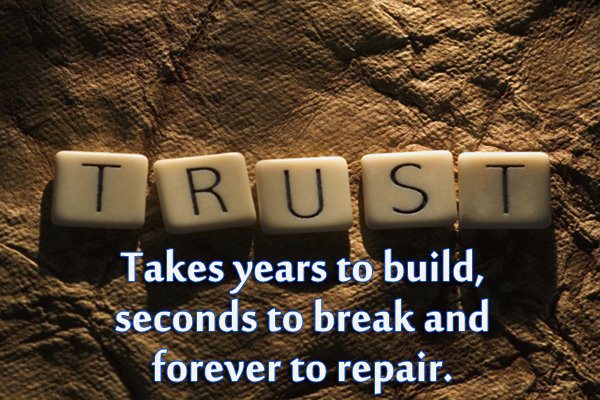 Trust Takes You To Top - Trust Quote