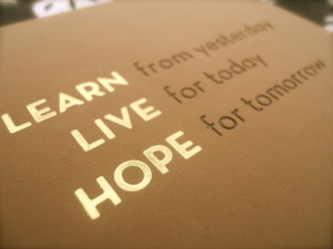 Learn Live Hope - Hope Quotes