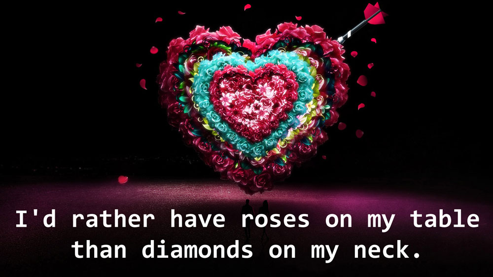 Love Roses With You - Romantic quotes