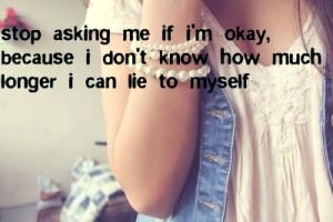 From Heart She Is Not Ok - Lie Quotes