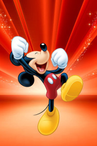 Mickey having Fun - Cartoons Characters