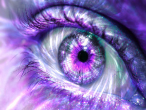 Purple Eyes, exotic view - Purple Wallpapers