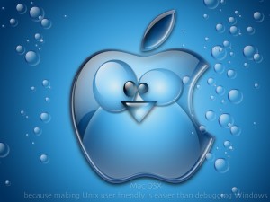 Apple Mac OS X Lion Aqua - iPhone Wallpaper