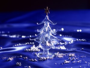 Crystal christmas tree, holy nights - Christmas Wallpapers
