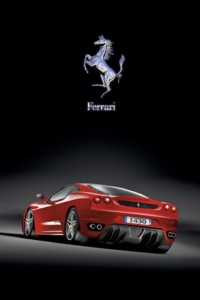 Red Ferrari Car - iPhone Wallpaper