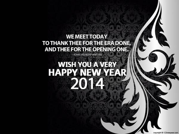 Happy New Year 2014 new year wishes