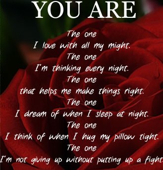 Click to share You are love poems for him