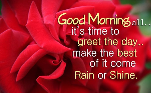 Greet The Day - Good Morning Quotes