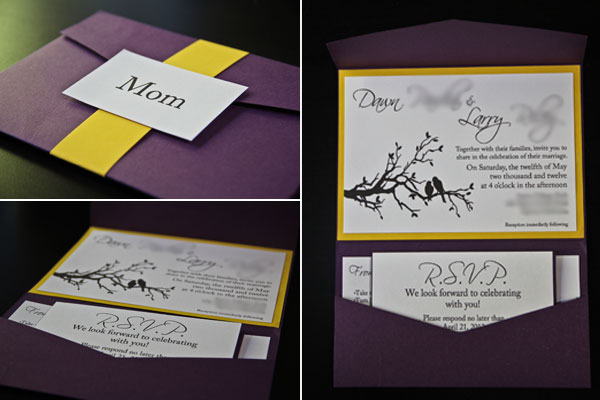 Wedding Card diy wedding invitations